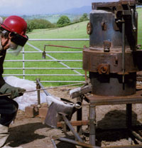 Matthew using new furnace